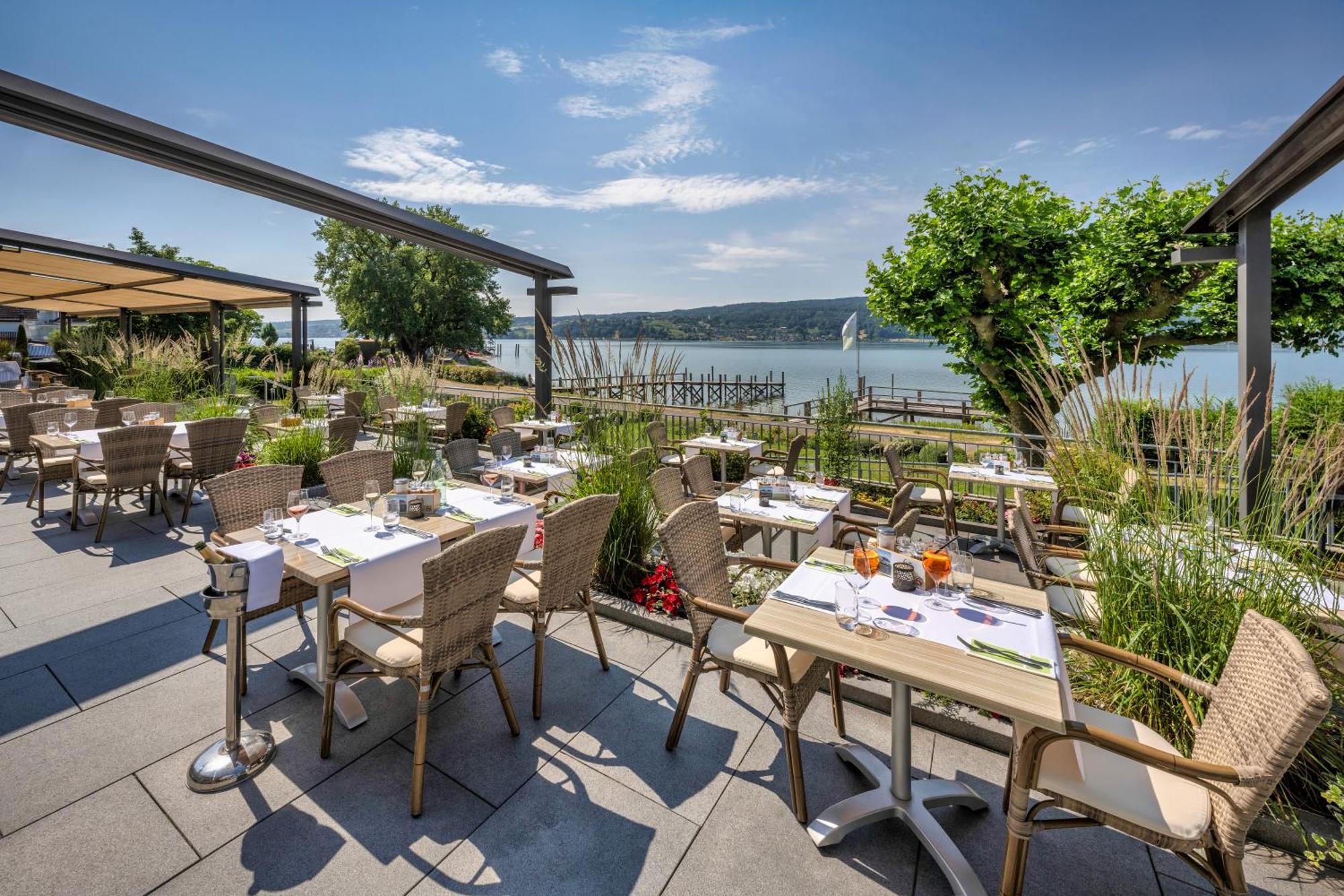 Strandhotel Loechnerhaus Reichenau Esterno foto